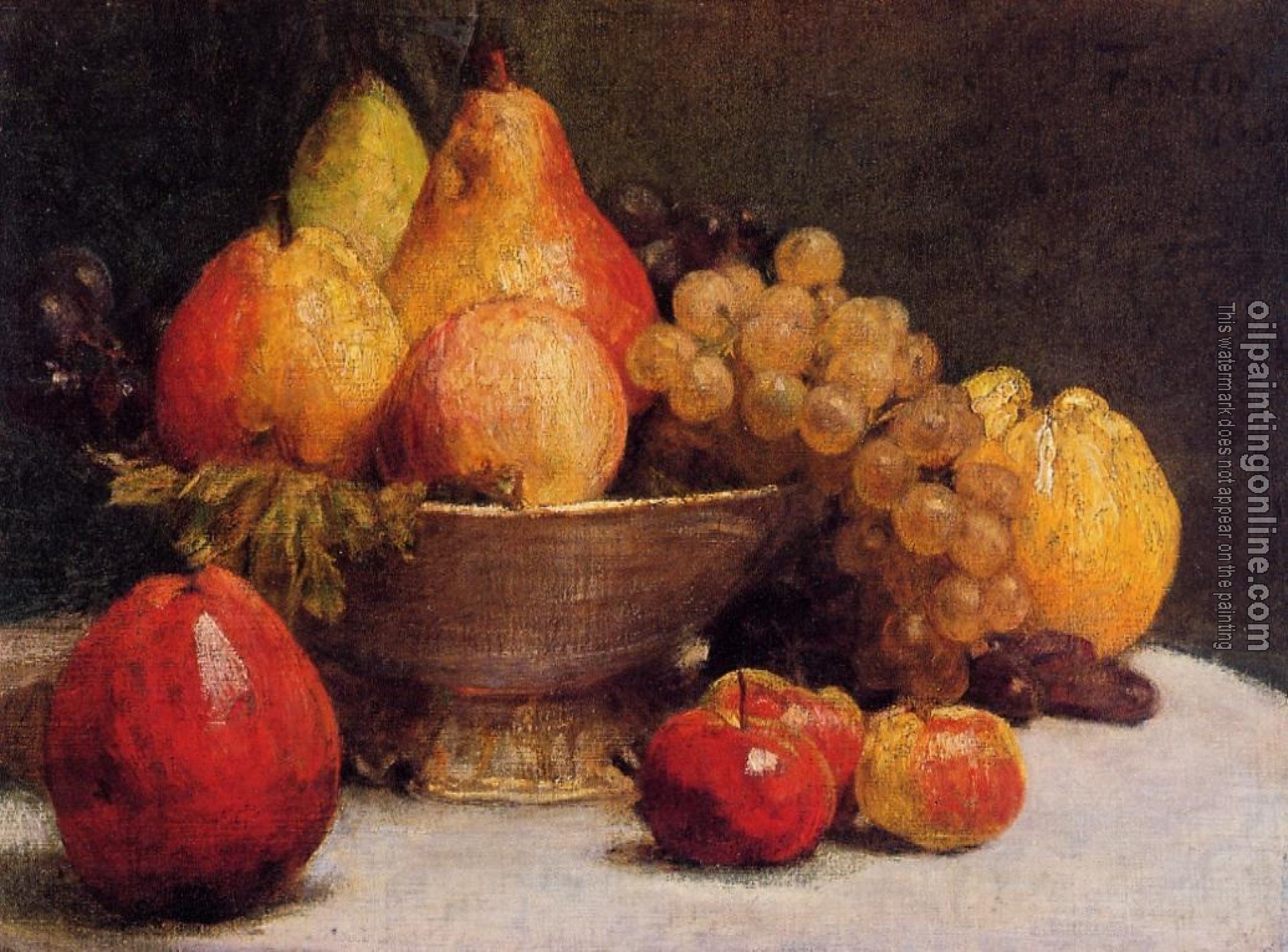 Fantin-Latour, Henri - Bowl of Fruit